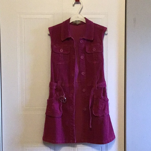 Cute pink short dress for summer